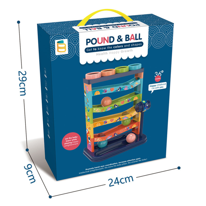 Kids Toys Learning - カラフルな 5 層トラックスライド botanque 早期教育教育パーカッションおもちゃ子供の楽しいパーカッション音楽杭テーブル t