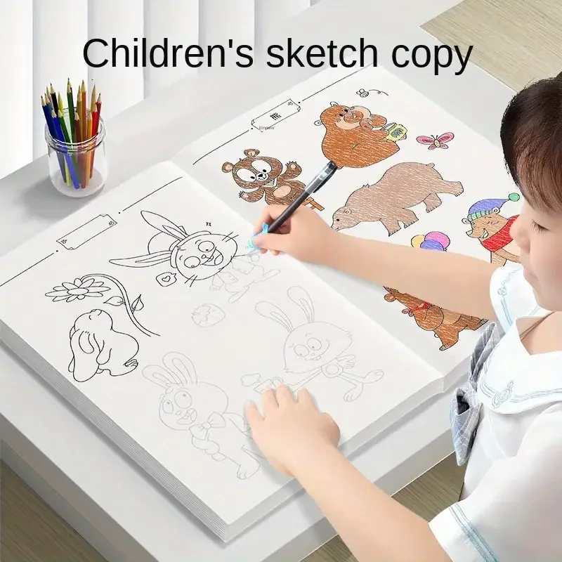 Kids Toys Now - 子供描画線トレースブック幼児ペン書き込み制御練習マニュアル漫画スケッチモンテッソーリぬりえ子供のおもちゃ