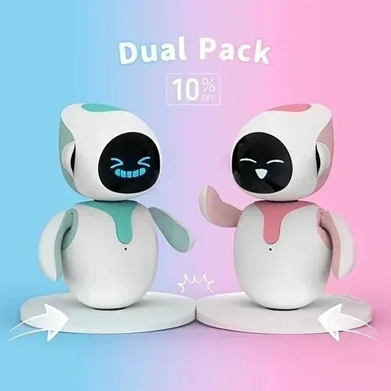 Kids Toys Bag - 2026年新型AIスマートロボット 感情的な交流を提供する音声インタラクションAIデジタルライフ デスクトップバーチャルペットロボット 子供向けギフト