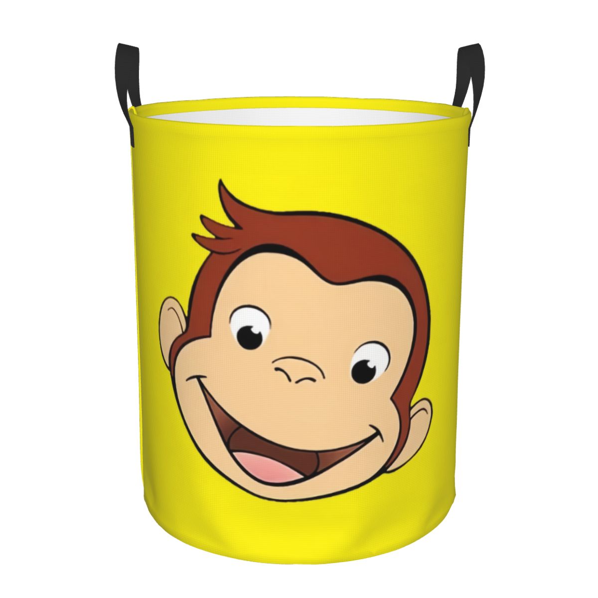 Kids Toys Basket - 漫画の好奇心旺盛なジョージ面白いテレビ猿アニメランドリーバスケット大型収納バスケット子供用保育園おもちゃオーガナイザー