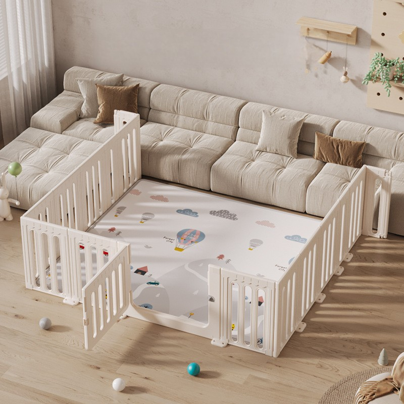 Kids Storage Toys - 幼児用クライミングトイ、子供用ハイハイ促進玩具、安全柵、収納可能な室内用ハイハイ玩具柵