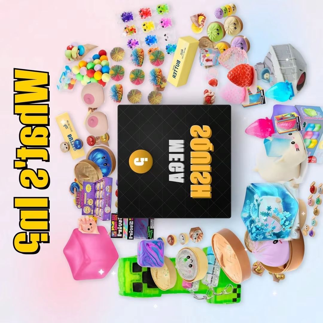 Kids Toys Bag - 2026年新作サプライズミステリーブラインドボックス、感覚刺激指遊びスクイーズストレス解消おもちゃ、子供と大人のためのギフトセット