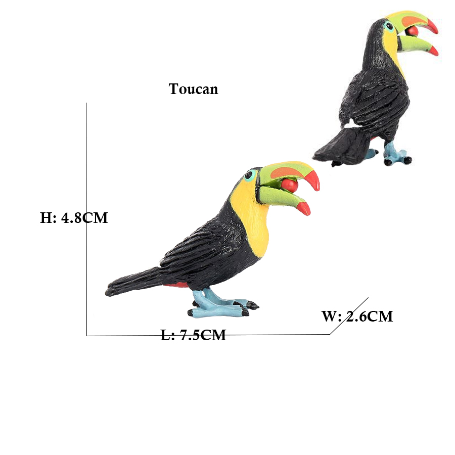 フクロウフラミンゴ七面鳥シーホークモデル動物フィギュアプラス - Kids Toys Reviews のレビューと価格