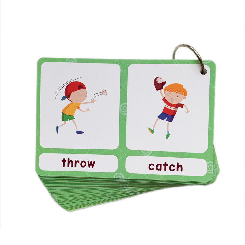 100組の反対語フラッシュカード 英語語彙カード 子供向け  - Kids Toys Learning のレビューと価格