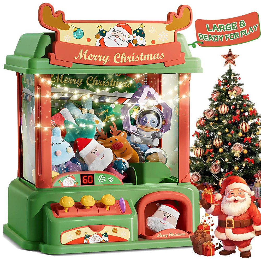 子供のためのクリスマスの爪のマシン,ミニ自動販売機,キャンデ - Kids Toys Vending Machine のレビューと価格
