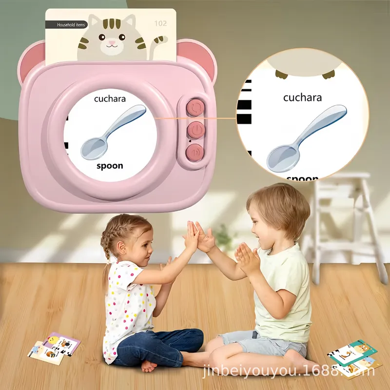 早期教育用フラッシュカードリーダーマシン 英語版 子供向け知 - Kids Toys Learning のレビューと価格