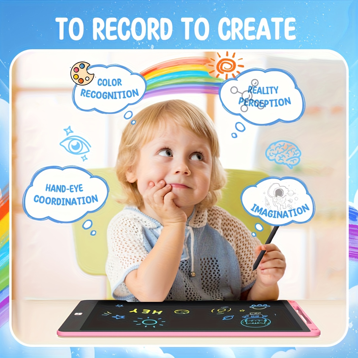 8.5 インチ LCD 描画タブレット 30 個 マジック黒 - Kids Toys Learning のレビューと価格