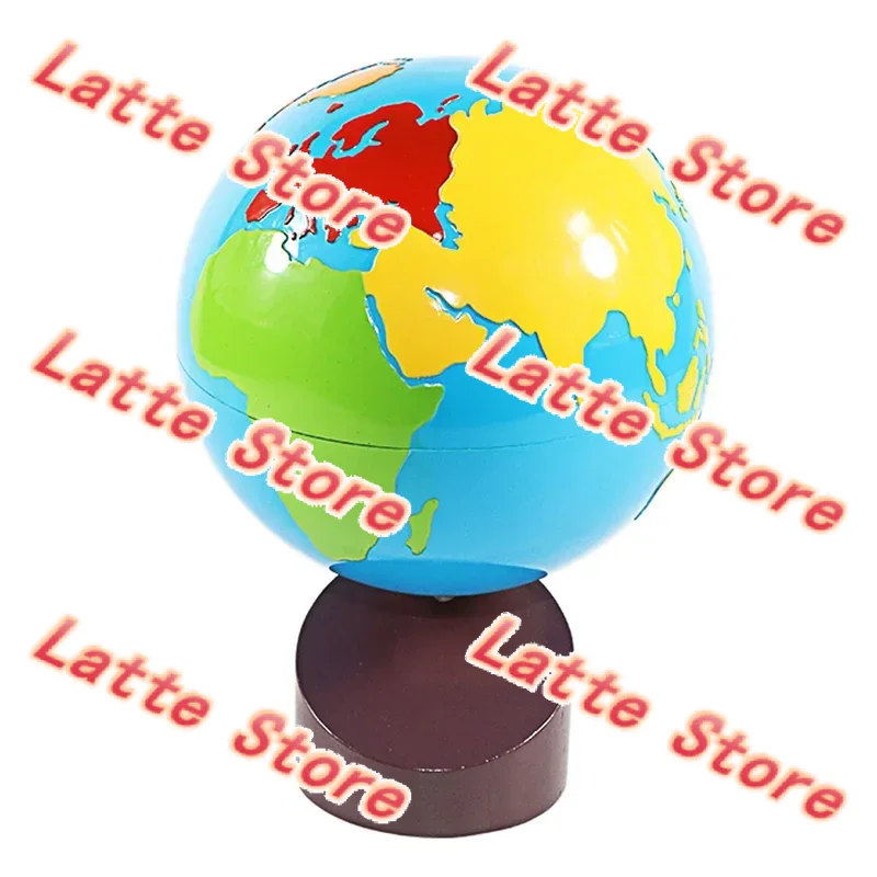 モンテッソーリ大陸地球儀、世界地理地球儀、色分けされた大陸、 - Kids Toys Learning のレビューと価格