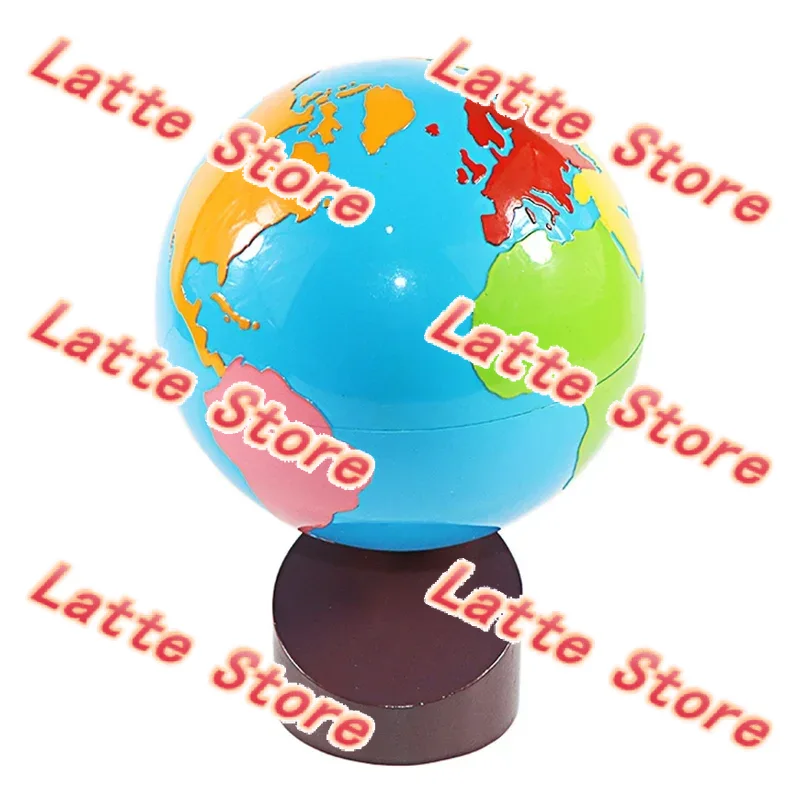 モンテッソーリ大陸地球儀、世界地理地球儀、色分けされた大陸、 - Kids Toys Learning のレビューと価格