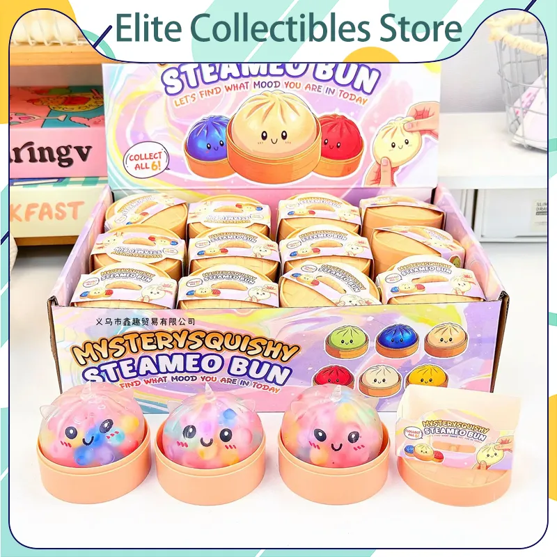ミステリーな蒸しパン型スクイーズトイ、ゆっくり膨らむストレス - Kids Toys Basket のレビューと価格
