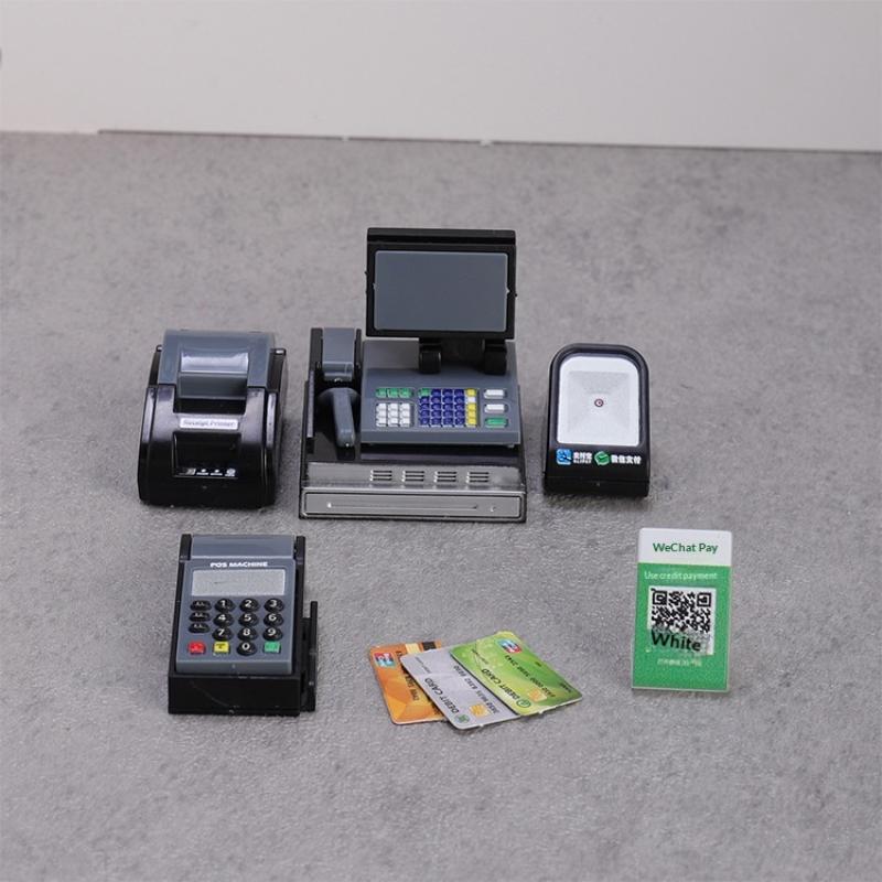 プラスチック製のコレクタブルフィギュアミニレジPOSマシン1 - Toy Cash Register のレビューと価格