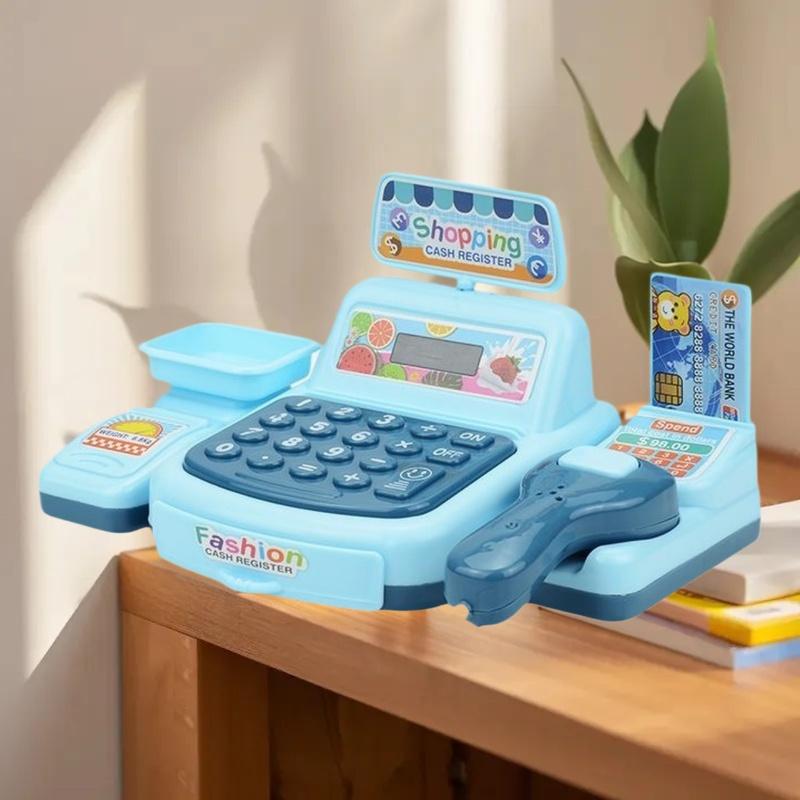 1セットスーパーマーケットのレジ係電子ゲーム、照明と音響効果 - Toy Cash Register のレビューと価格