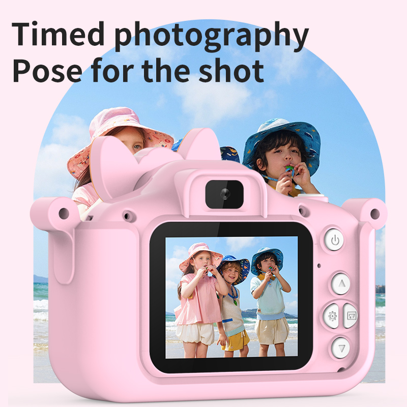 1080P HD キッズカメラおもちゃ 2 インチ画面ビデオ - Kids Toys Top View のレビューと価格