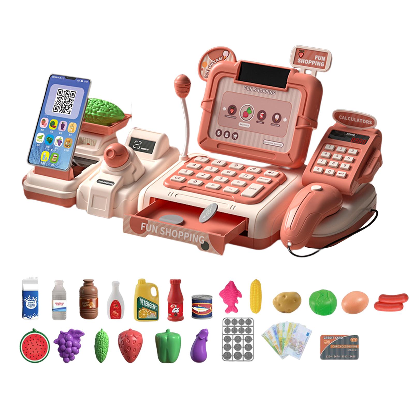 スーパーマーケットストアのおもちゃ レジごっこ遊びセット ス - Toy Cash Register のレビューと価格