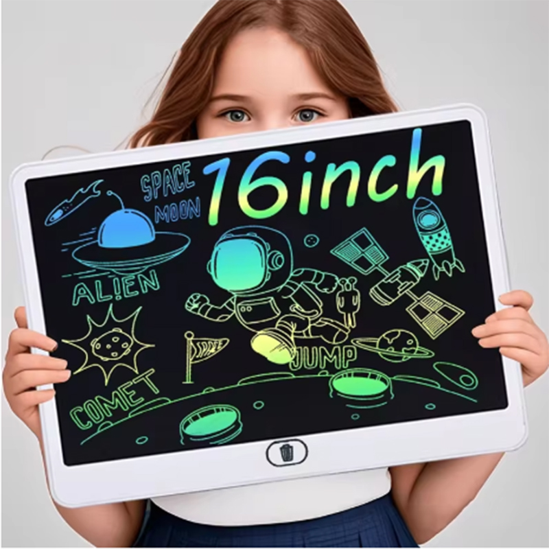 16インチ子供用LCDお絵かきボード、ポータブルデジタルスケ - Kids Toys Learning のレビューと価格