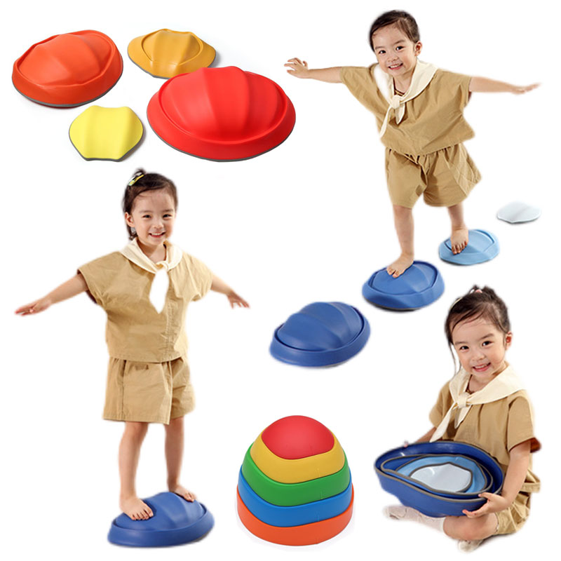 子供のバランスの取れた楕円形の石,滑り止めの子供のおもちゃ, - Kids Toys Learning のレビューと価格
