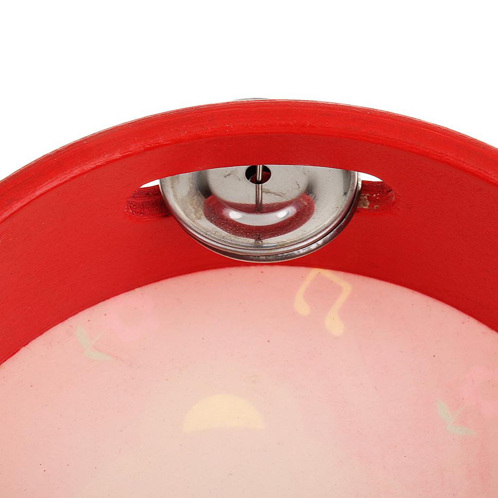 ハンドベル木製タンバリンパーカッションおもちゃミニドラム子供 - Kids Toys Learning のレビューと価格