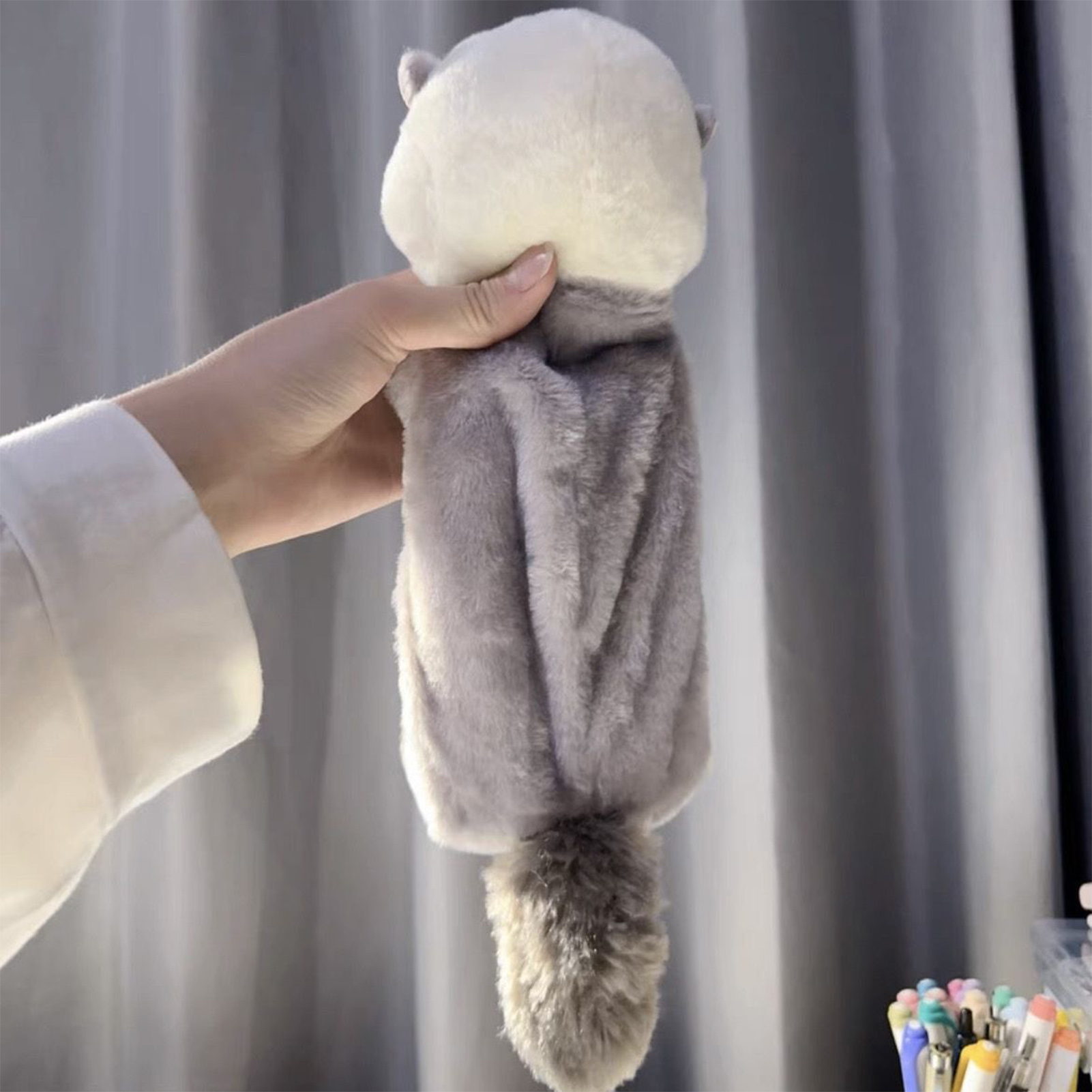 クリエイティブなぬいぐるみ鉛筆ケース、柔らかくて可愛いストレ - Kids Toys Bag のレビューと価格