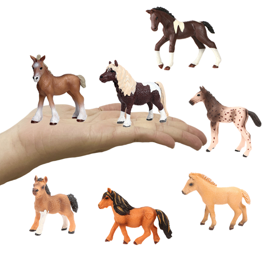 馬の置物、農場の動物、ポニーのフィギュア、おもちゃの馬、動物 - Kids Toys Reviews のレビューと価格
