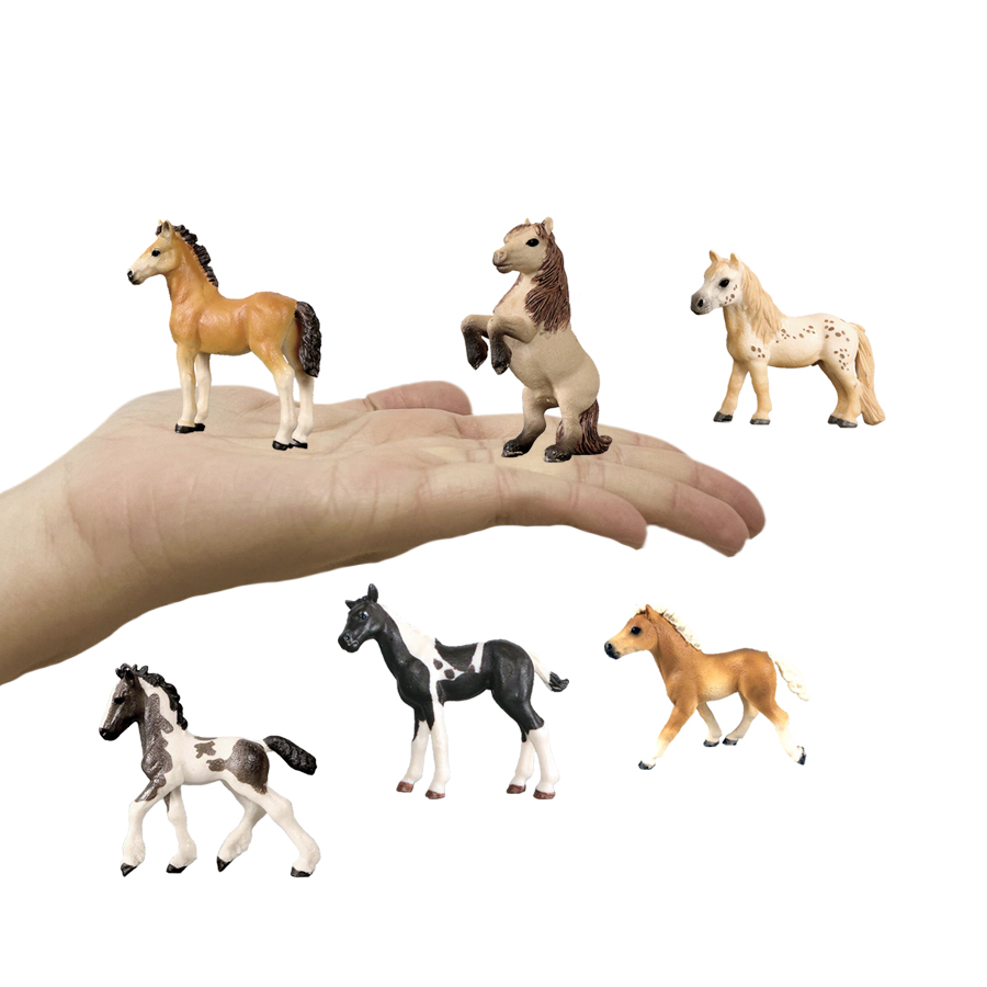 馬の置物、農場の動物、ポニーのフィギュア、おもちゃの馬、動物 - Kids Toys Reviews のレビューと価格