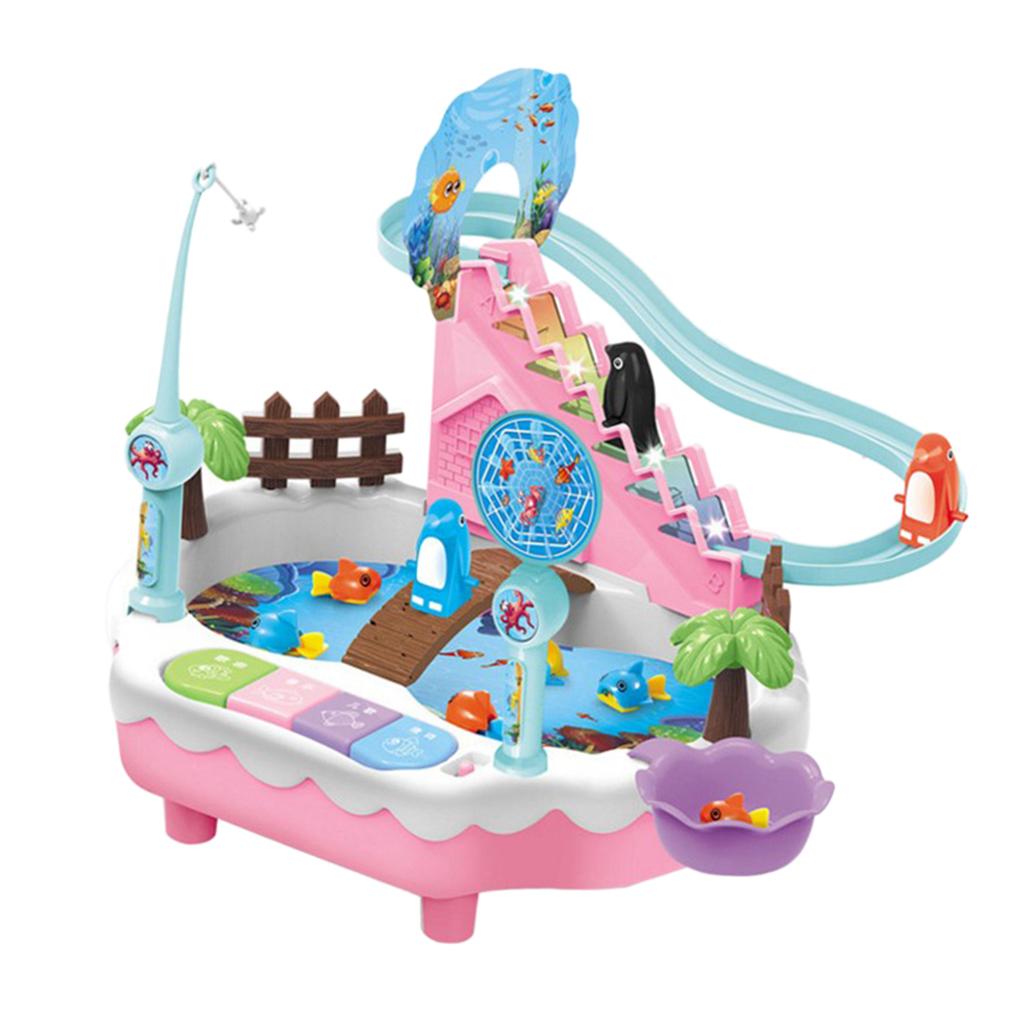 プラスチック製子供用知育玩具 ペンギンラダー釣りお風呂セット - Kids Toys Learning のレビューと価格