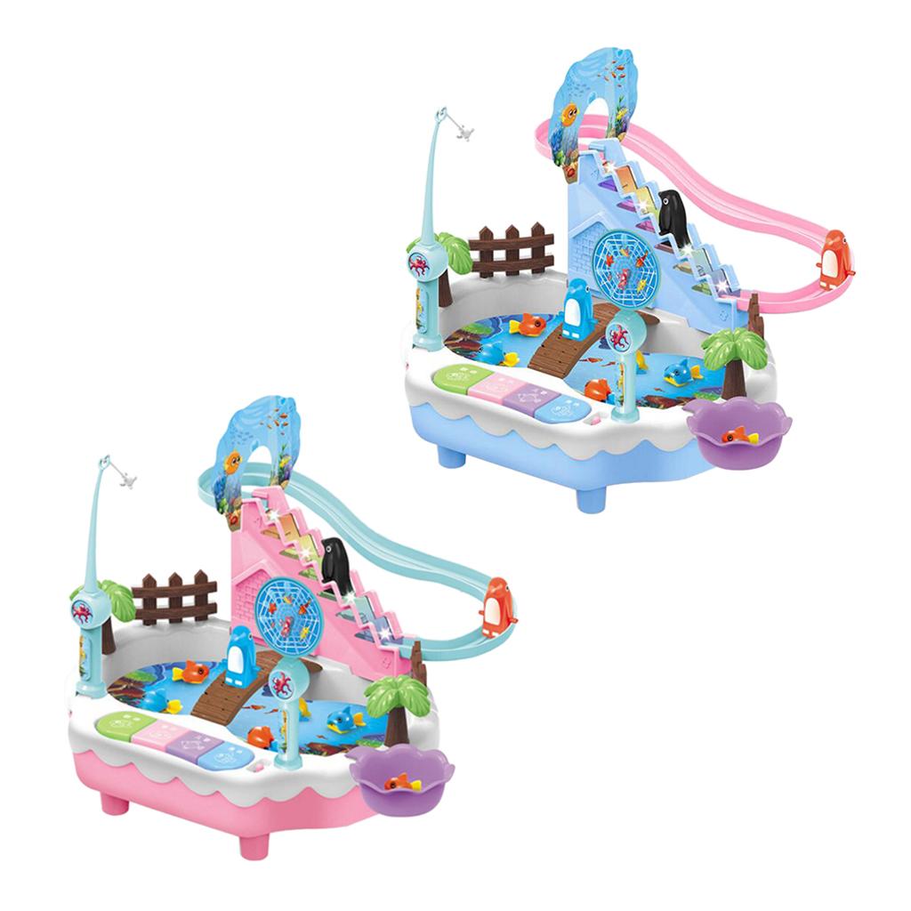 プラスチック製子供用知育玩具 ペンギンラダー釣りお風呂セット - Kids Toys Learning のレビューと価格