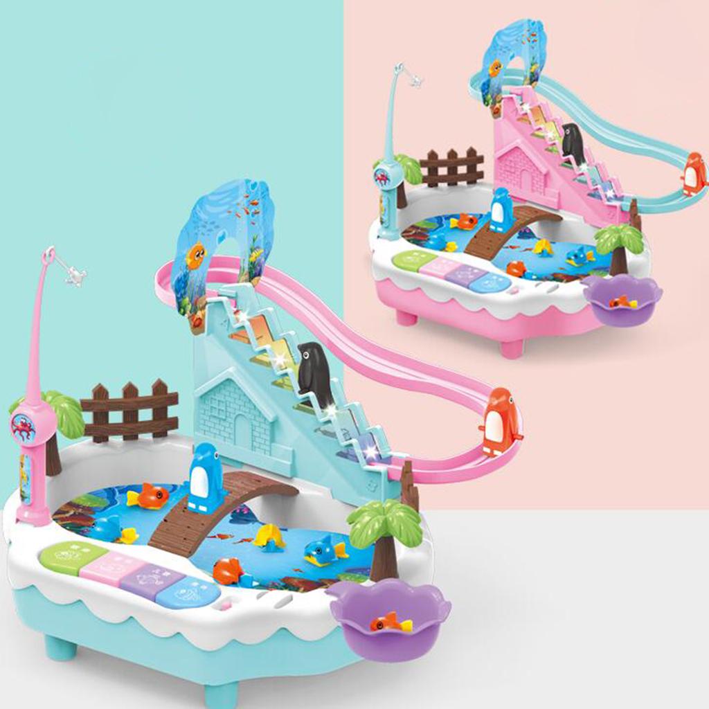 プラスチック製子供用知育玩具 ペンギンラダー釣りお風呂セット - Kids Toys Learning のレビューと価格