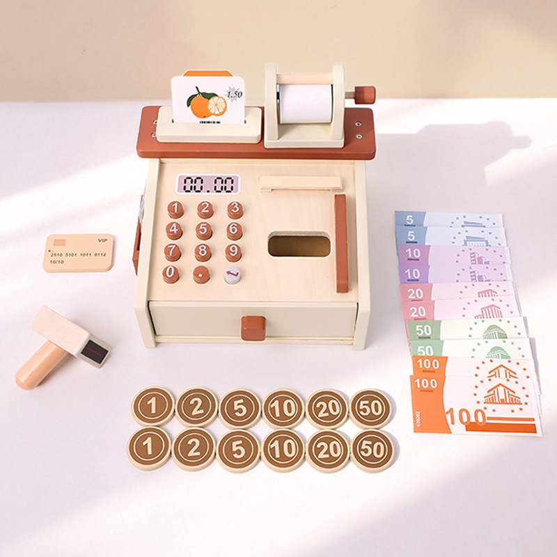 子供用シミュレーションレジおもちゃ、通貨検出機能付き、デジタ - Toy Cash Register のレビューと価格
