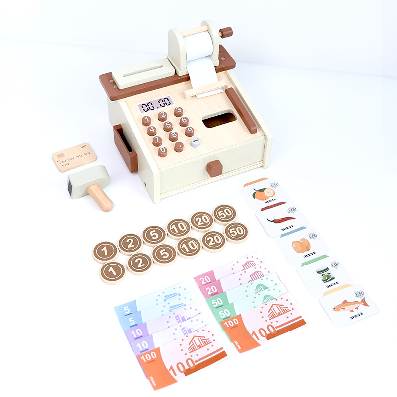 子供用シミュレーションレジおもちゃ、通貨検出機能付き、デジタ - Toy Cash Register のレビューと価格