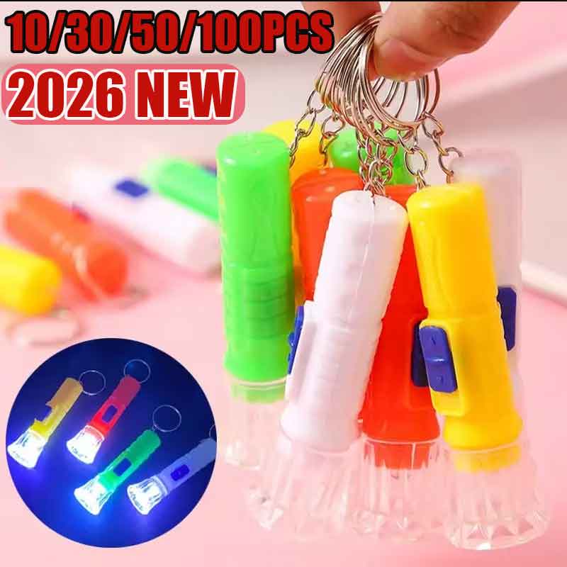 10/30/50/100 個ミニ子供用 LED 懐中電灯ラン - Kids Toys Bag のレビューと価格