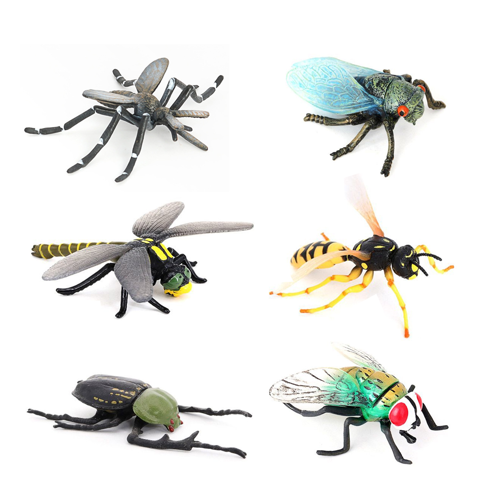 昆虫のおもちゃミニチュア昆虫フィギュア動物置物カブトムシ蜂ク - Kids Toys Reviews のレビューと価格