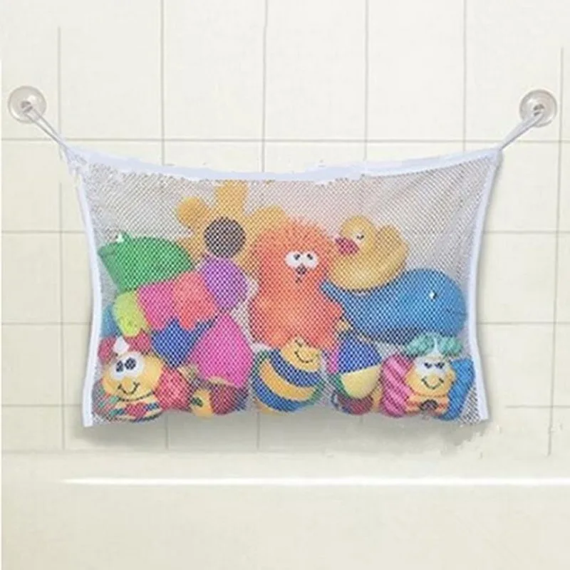 ベビーバスルームメッシュバスバッグ子供漫画バスケットネット子 - Kids Toys Basket のレビューと価格