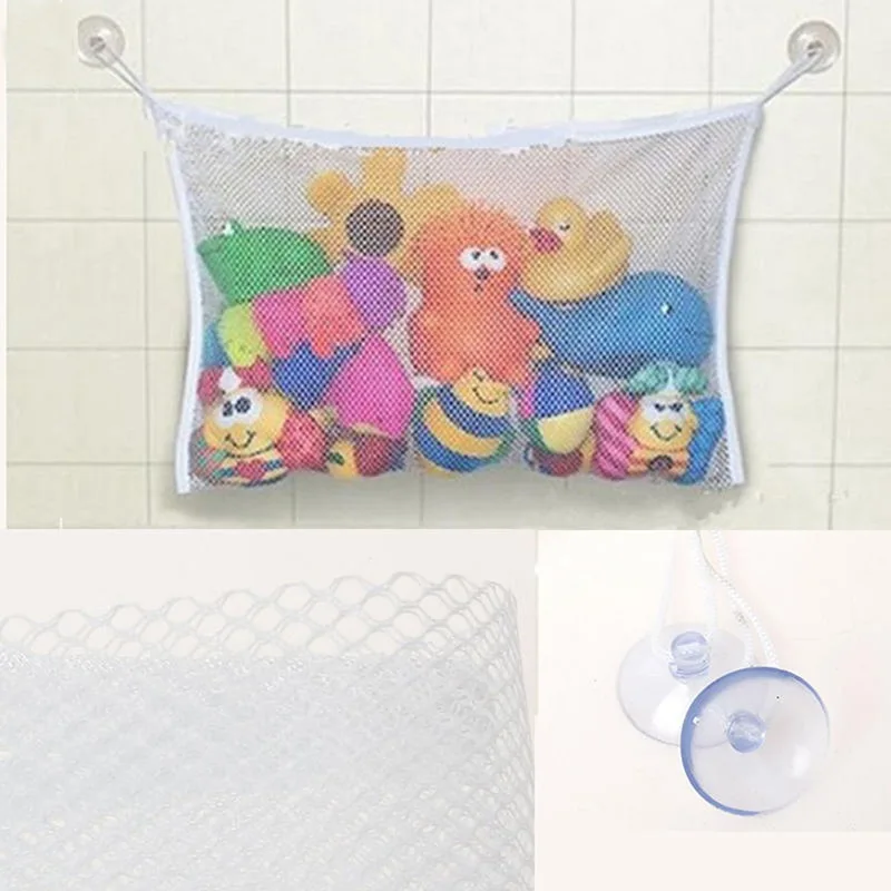 ベビーバスルームメッシュバスバッグ子供漫画バスケットネット子 - Kids Toys Basket のレビューと価格