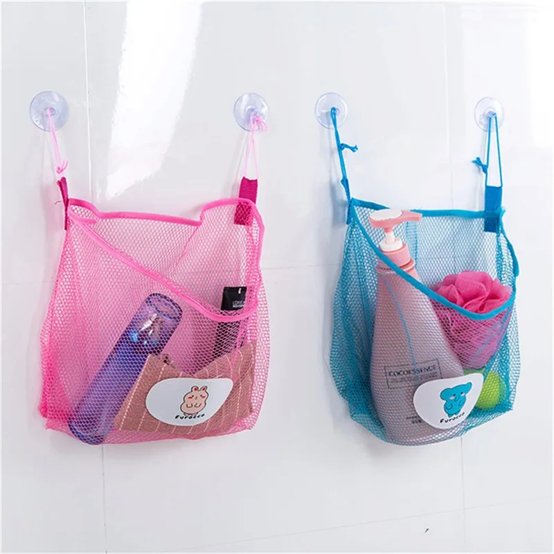 ベビーバスルームメッシュバスバッグ子供漫画バスケットネット子 - Kids Toys Basket のレビューと価格