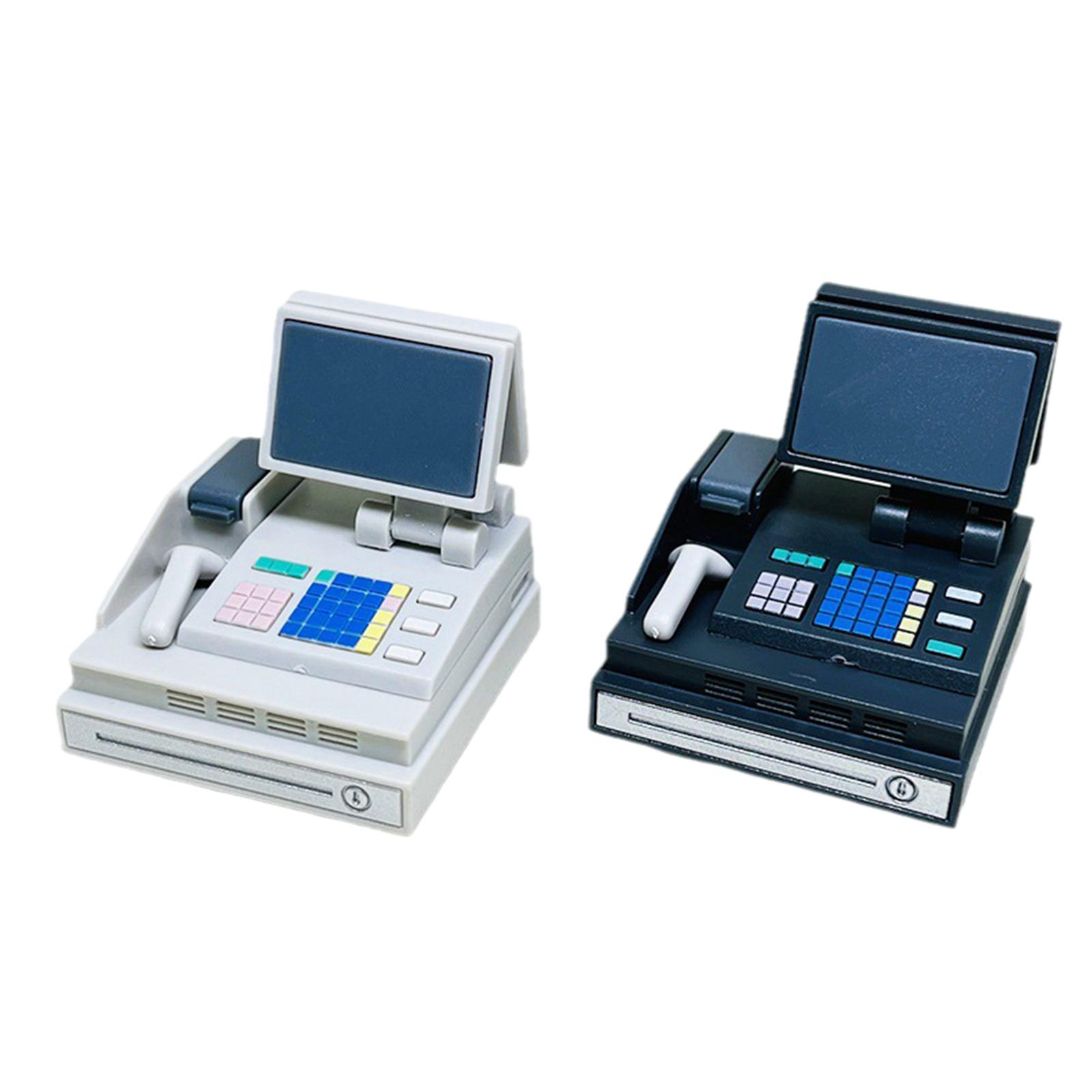 1/6 スケールドールハウスレジショップアクセサリー男の子女 - Toy Cash Register のレビューと価格