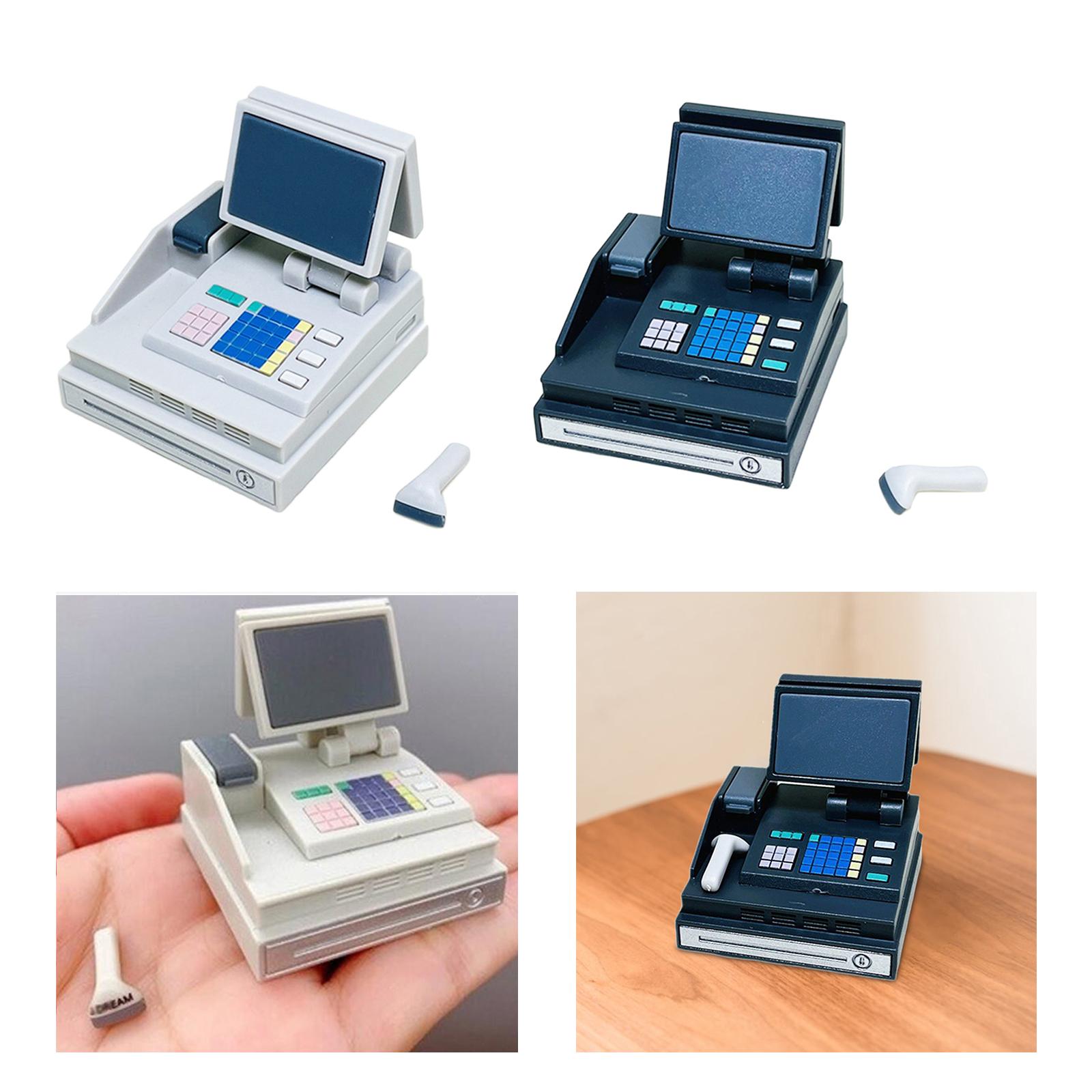 1/6 スケールドールハウスレジショップアクセサリー男の子女 - Toy Cash Register のレビューと価格