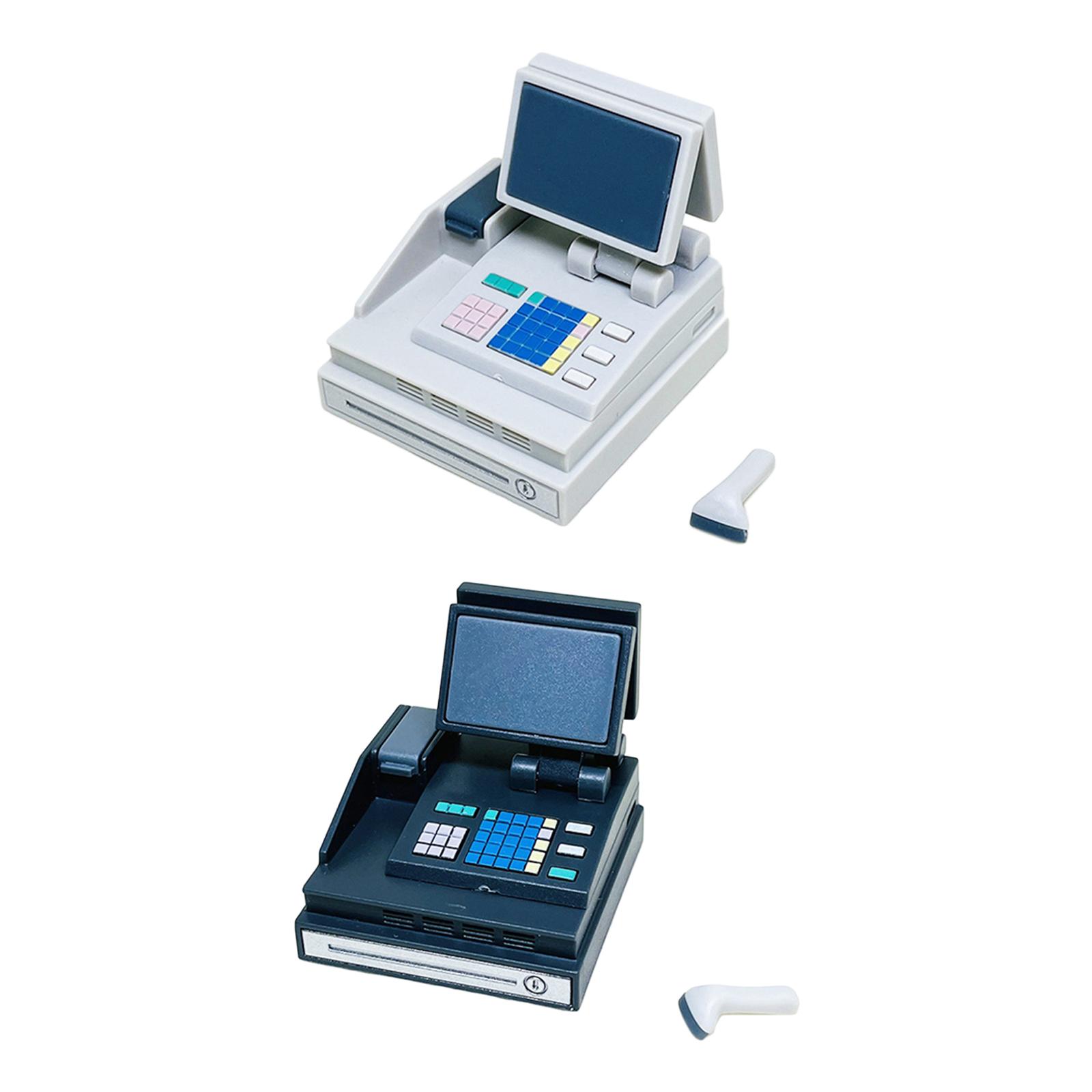 1/6 スケールドールハウスレジショップアクセサリー男の子女 - Toy Cash Register のレビューと価格