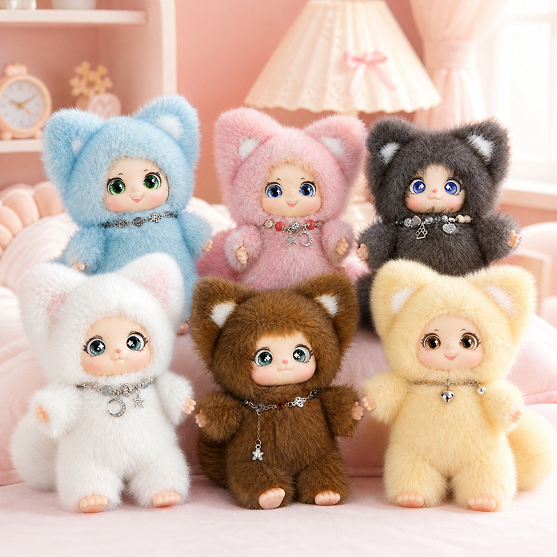 18cmの新しい可愛い家族向けキツネのぬいぐるみペンダント、 - Kids Toys Bag のレビューと価格