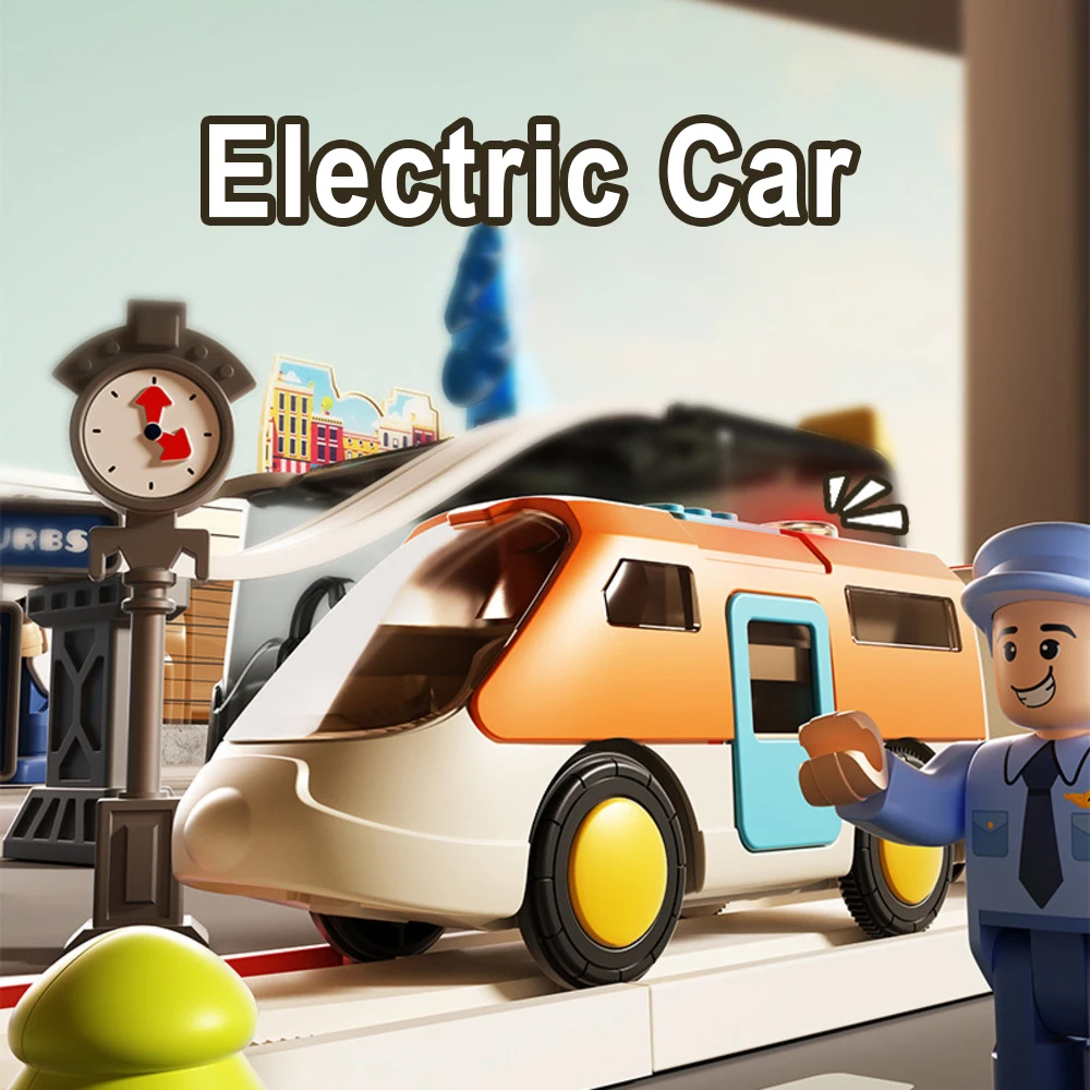 空港をテーマにした電車線路おもちゃセット 収納ボックス付き  - Kids Storage Toys のレビューと価格