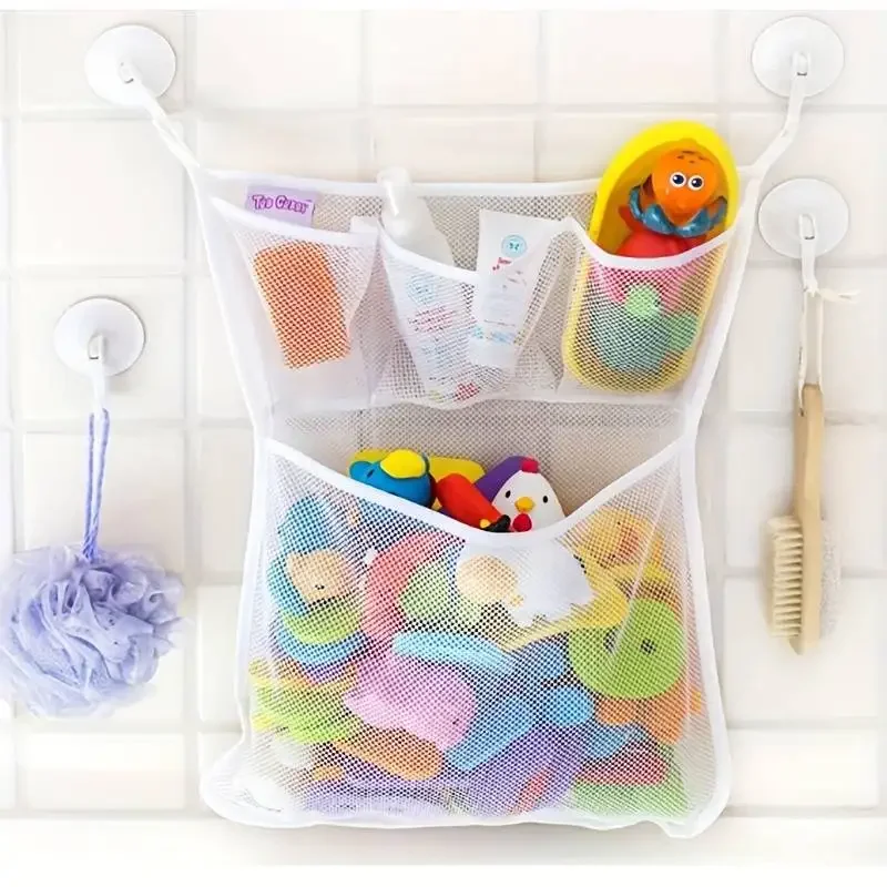 ホームオーガナイザー キッズ用収納 吸盤式 浴室用バスタブ人 - Kids Toys Basket のレビューと価格