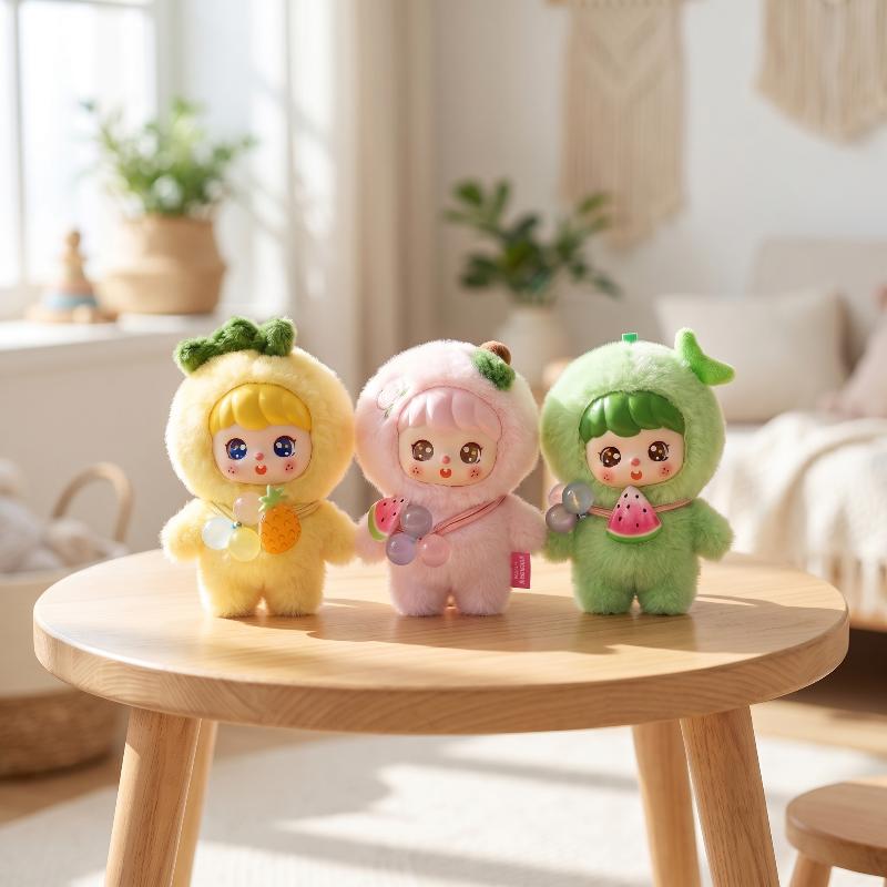 かわいいフルーツぬいぐるみキーホルダー 10 センチメートル - Kids Toys Bag のレビューと価格