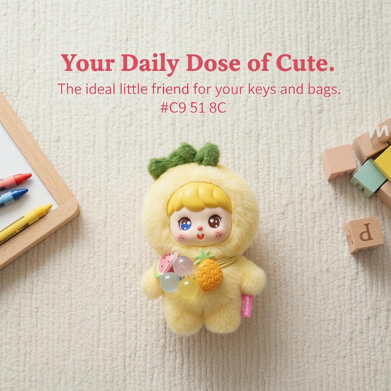 かわいいフルーツぬいぐるみキーホルダー 10 センチメートル - Kids Toys Bag のレビューと価格