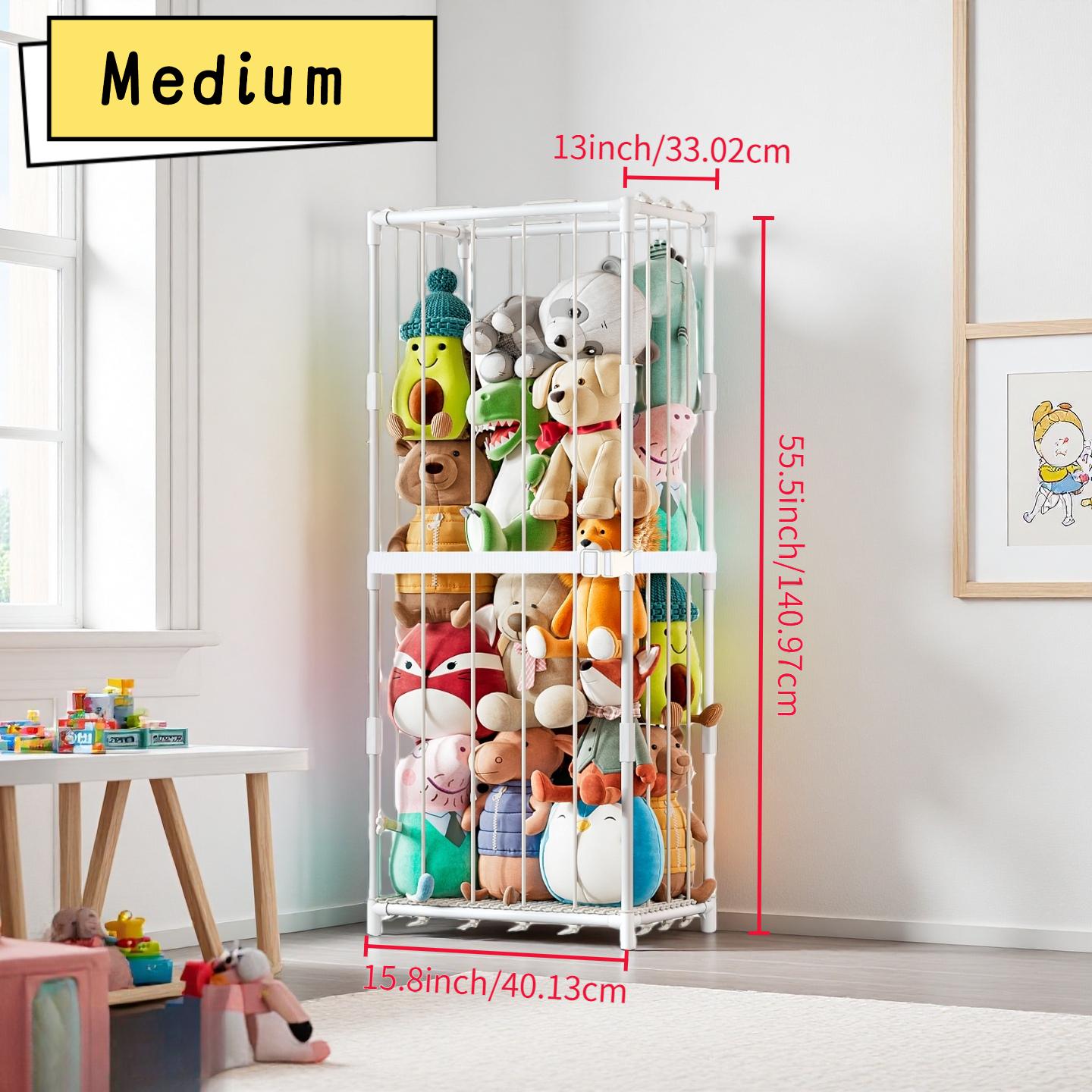 縦型ぬいぐるみ収納オーガナイザー、動物園テーマのぬいぐるみ陳 - Kids Storage Toys のレビューと価格