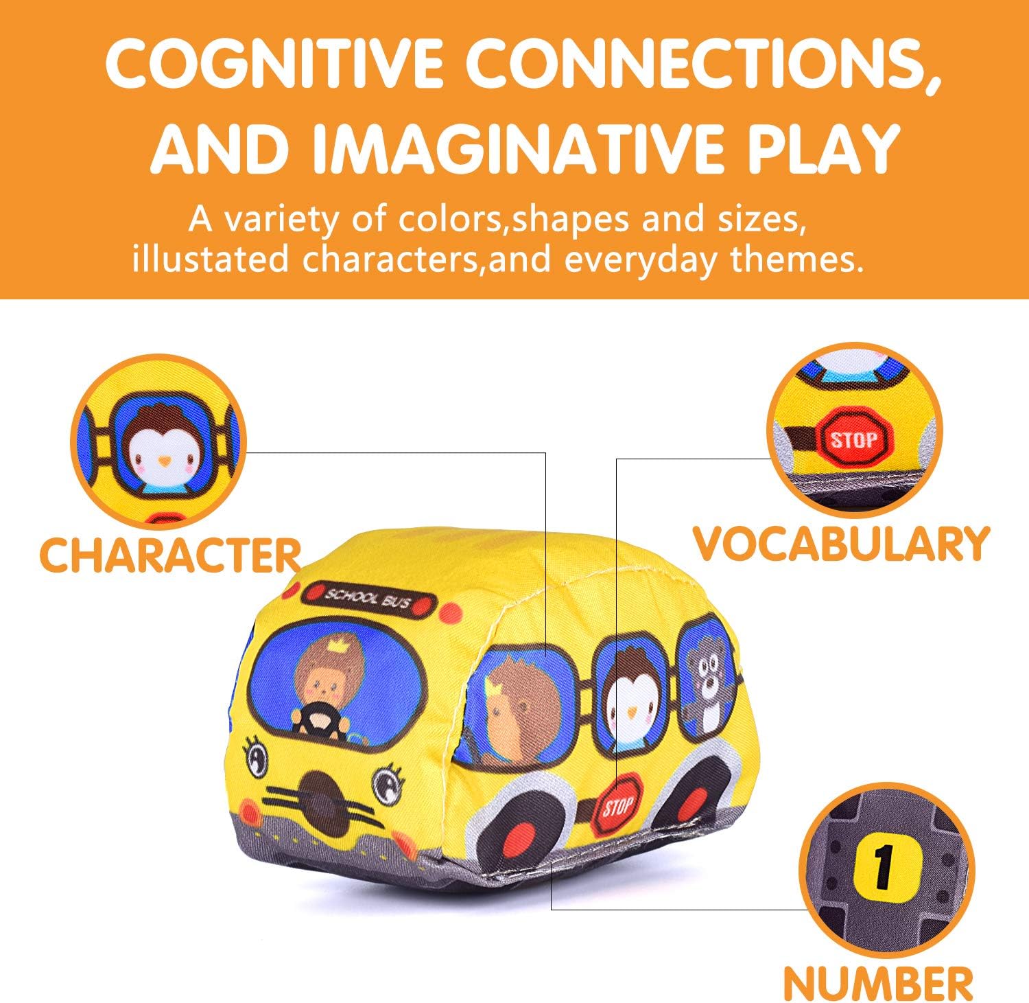 赤ちゃん,幼児,男の子,女の子のためのマットと車両が付いた柔 - Kids Toys Learning のレビューと価格