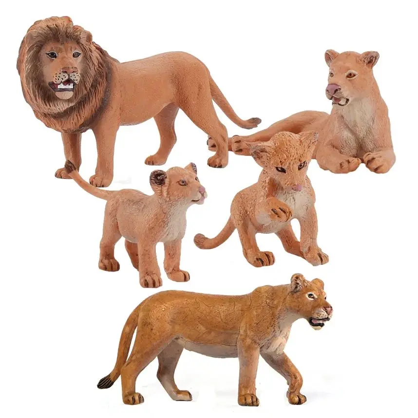 ジャングル動物フィギュアプラモデルおもちゃライオン Lion - Kids Toys Reviews のレビューと価格