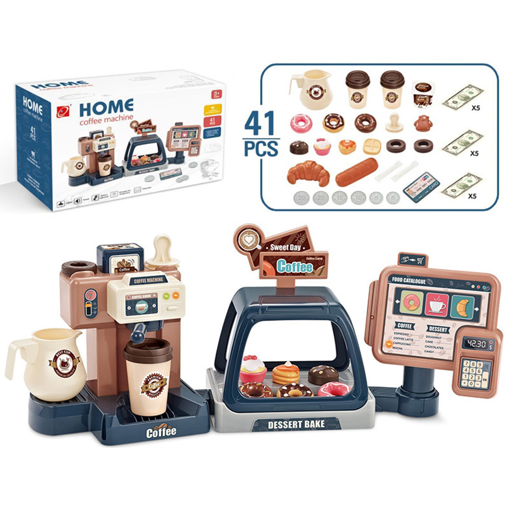 3in1コーヒーメーカーおもちゃセット キッチンおもちゃ 模 - Toy Cash Register のレビューと価格