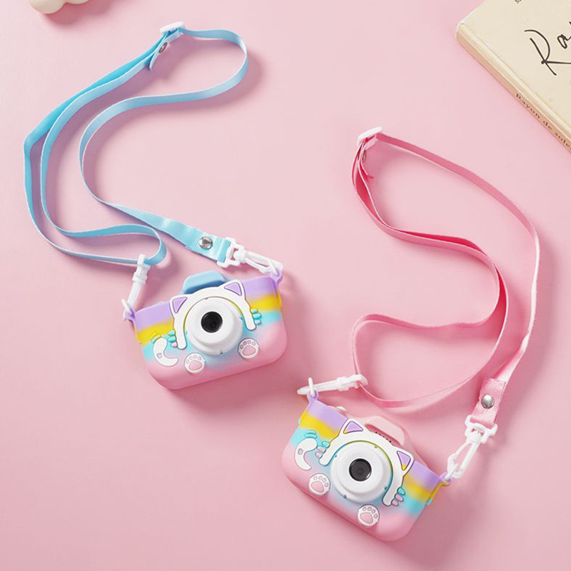 キッズカメラおもちゃ HD 1080P 猫ミニデジタルカメラ - Kids Toys Top View のレビューと価格