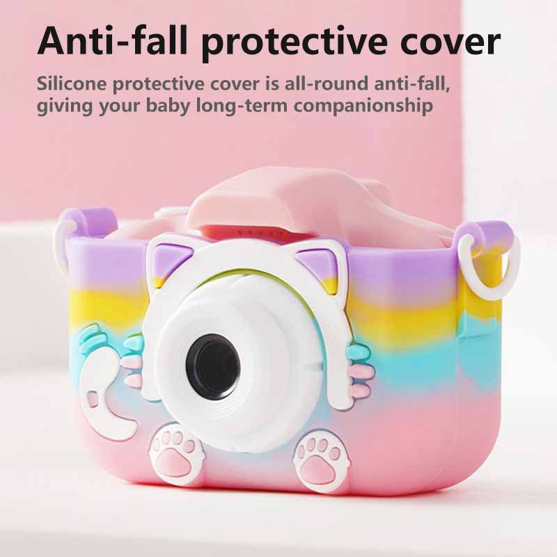 キッズカメラおもちゃ HD 1080P 猫ミニデジタルカメラ - Kids Toys Top View のレビューと価格