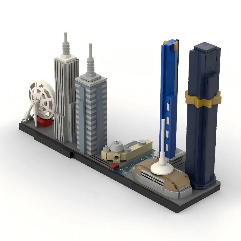 都市のランドマーク建築クリエイティブデザインビルディングブロ - Kids Toys Melbourne のレビューと価格