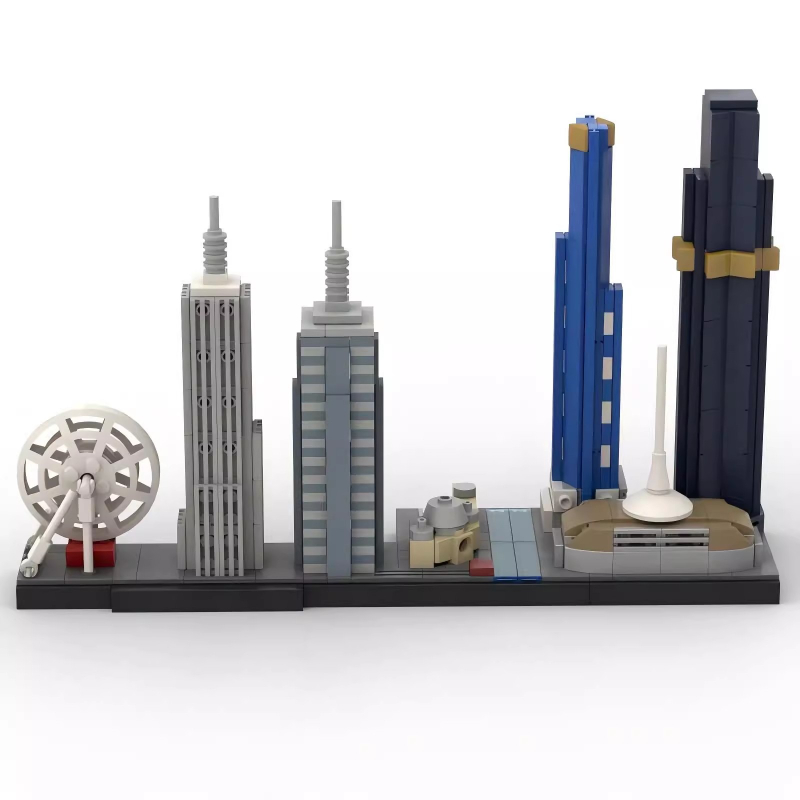 都市のランドマーク建築クリエイティブデザインビルディングブロ - Kids Toys Melbourne のレビューと価格